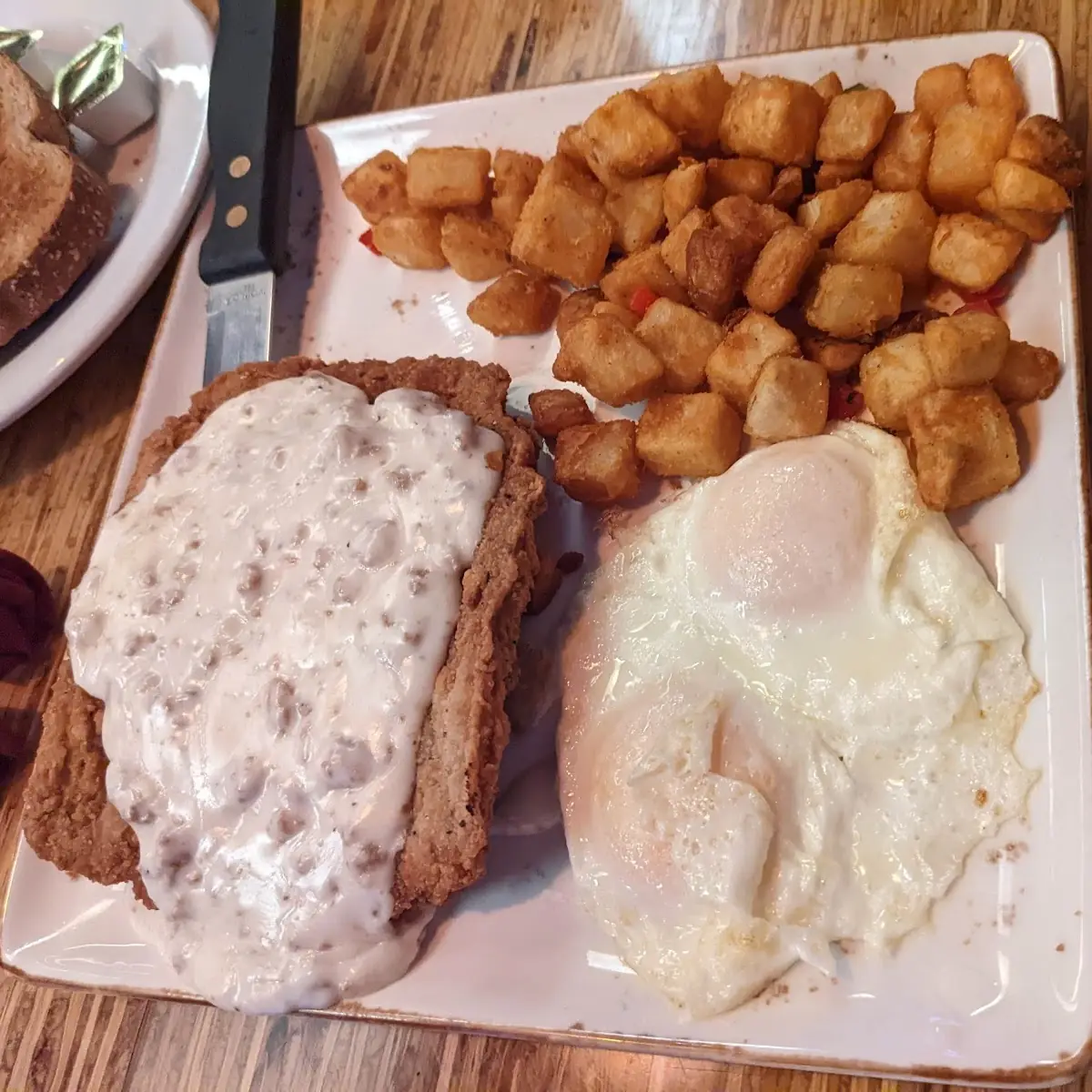 Chicken Fried Steak & Eggs