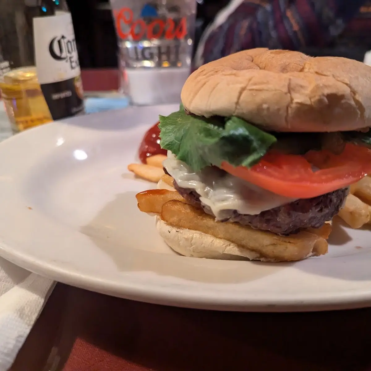 Little Flatbrook Burger and Fries