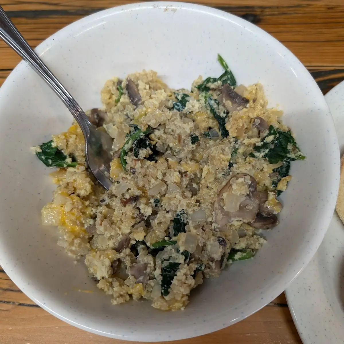 Egg Scramble with Quinoa Bowl