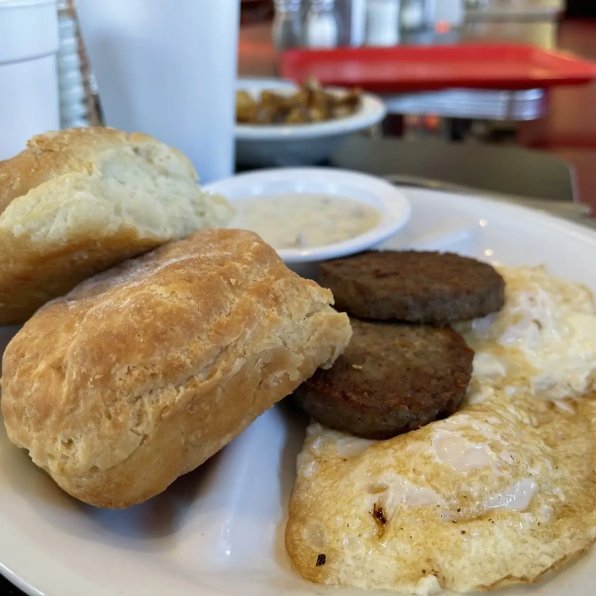 Breakfast B with Hash Browns