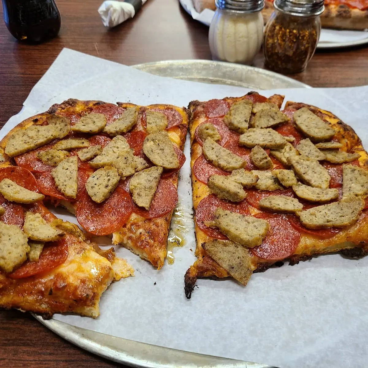 Sausage Pepperoni Pizza
