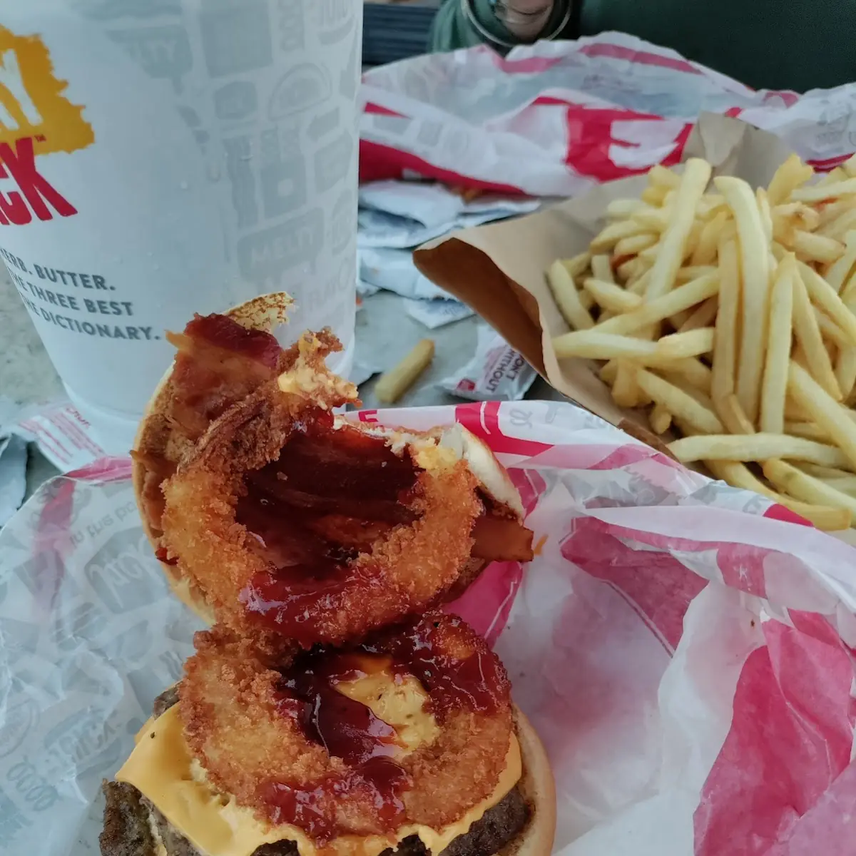 Triple Cheeseburger Deluxe Cheeseburger