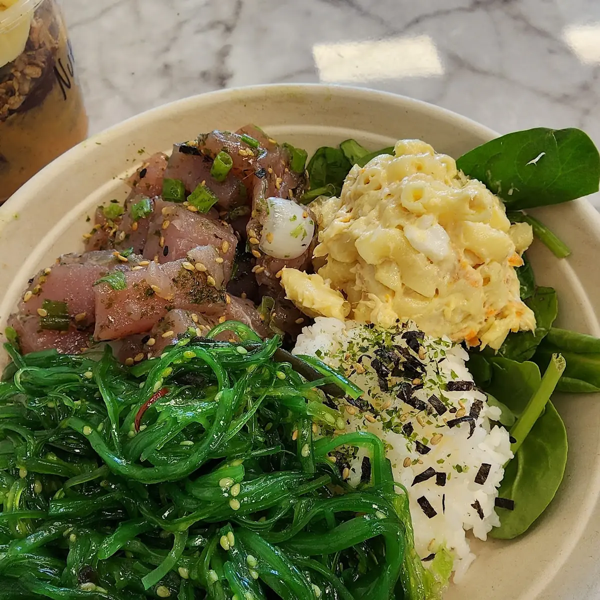 Tuna Poke with Seaweed and Stuff