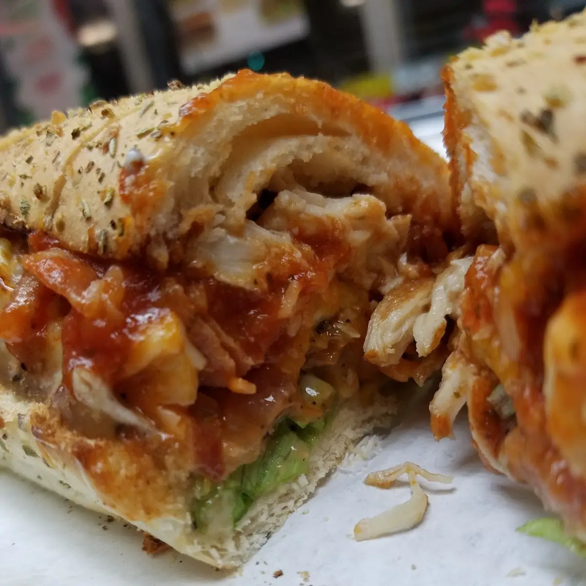 Meatball Marinara Sandwich