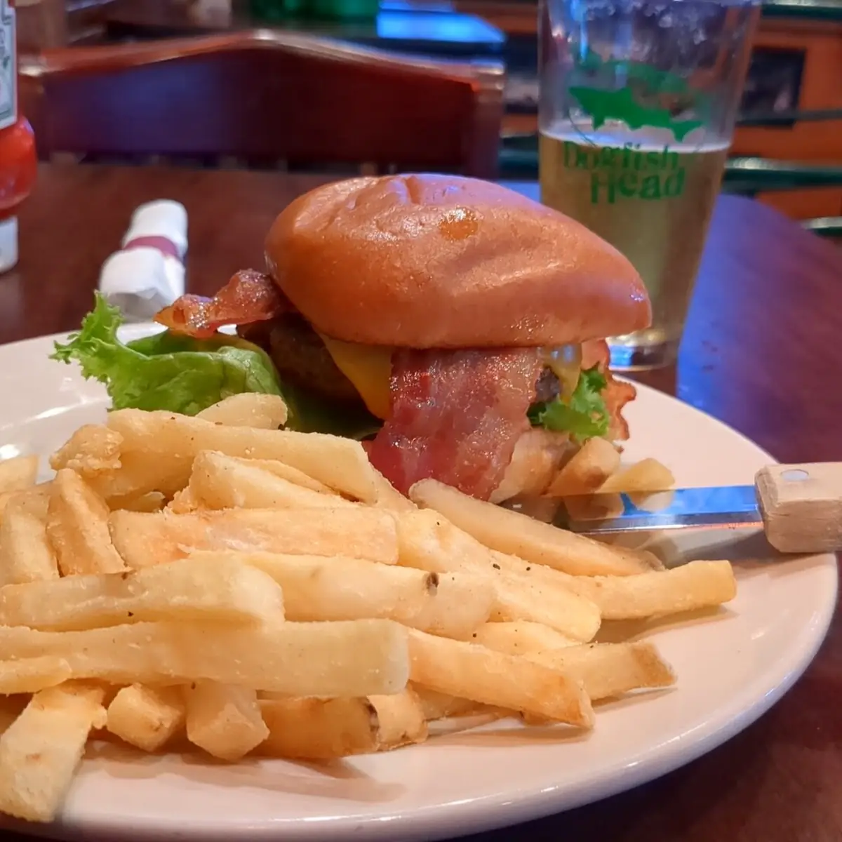 Bacon Cheddar Cheese Burger