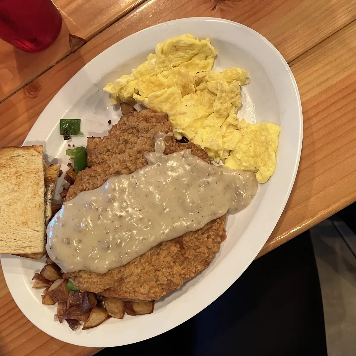 Chicken Fried Steak and Eggs