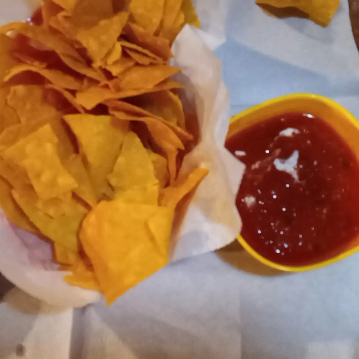 Cheese Dip Fresh Tortilla Chips