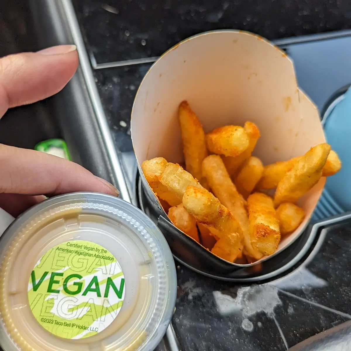 Nacho Fries with Vegan Cheese