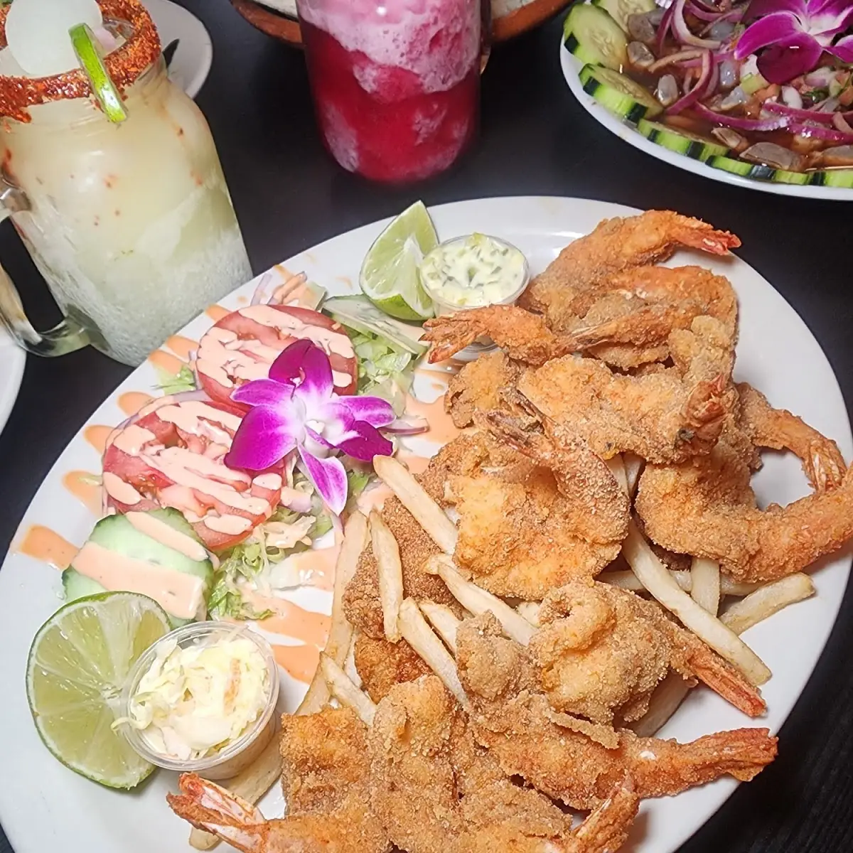 Camarones Empanizados Breaded Shrimp