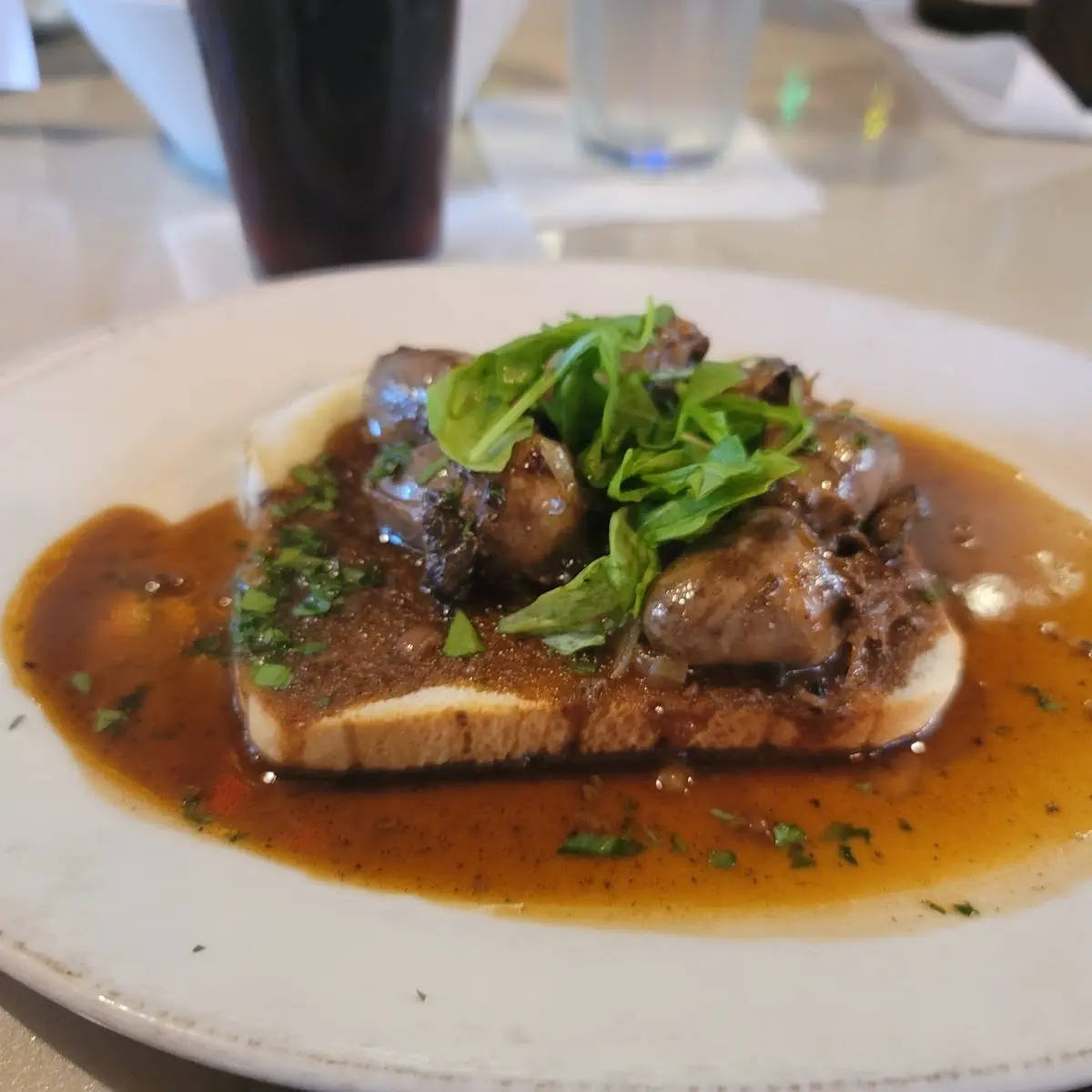 Duck Hearts on Toast