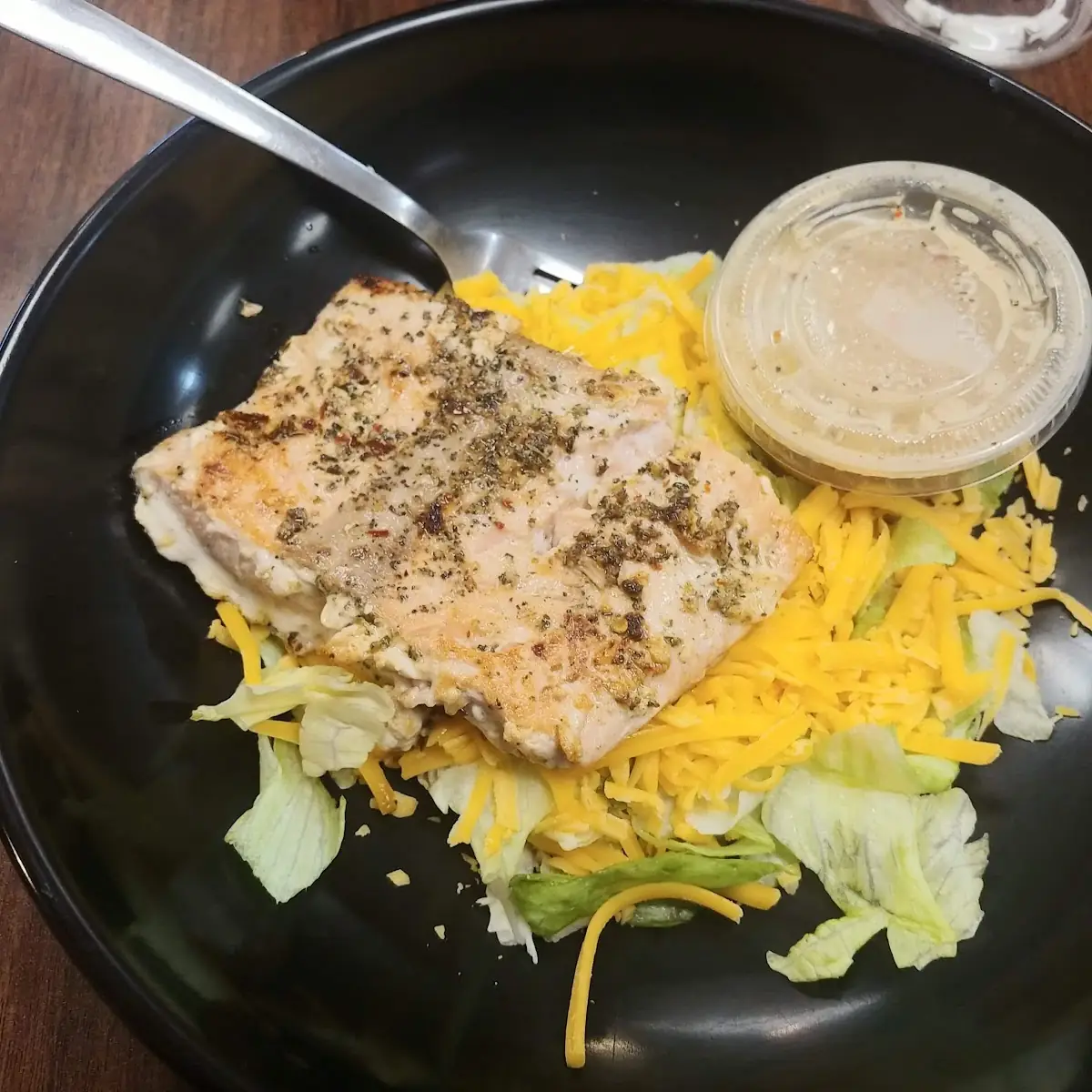 Pan Seared Salmon Salad