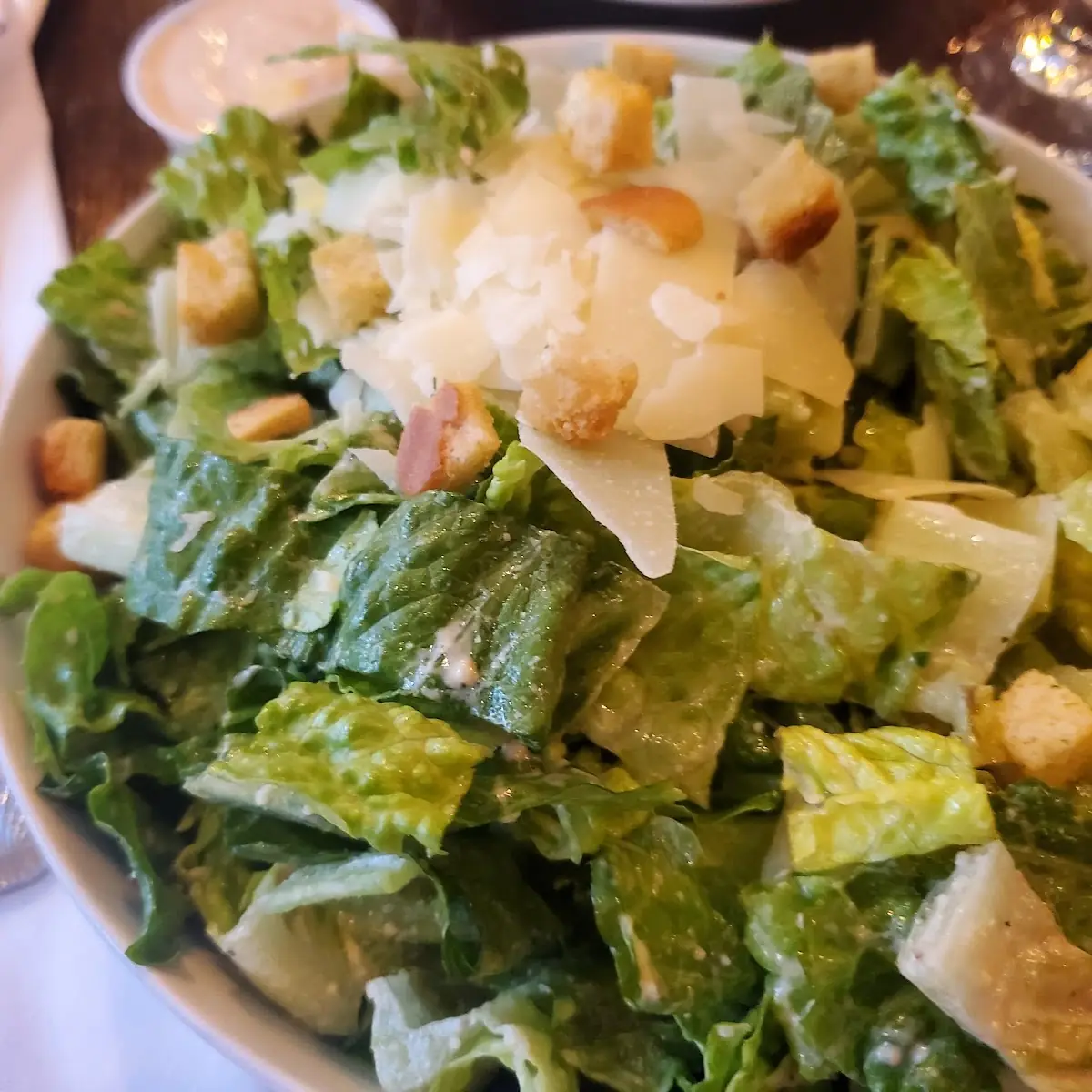 Baby Kale Caesar Salad