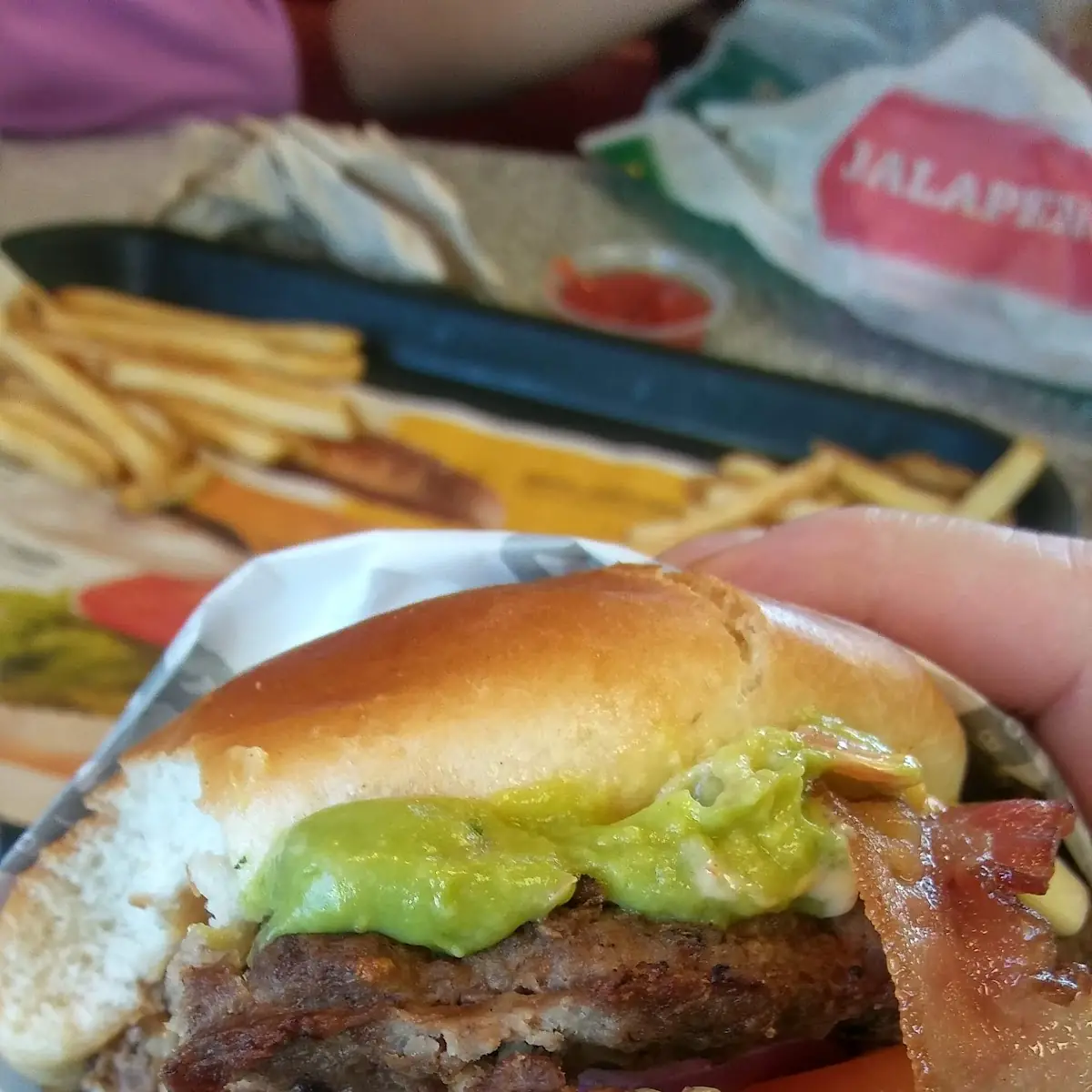 Guacamole Bacon Black Angus Beef Thickburger