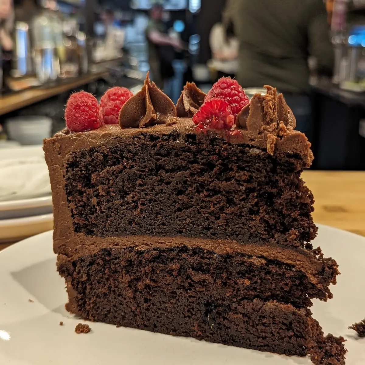 Dark chocolate & ricotta cookie