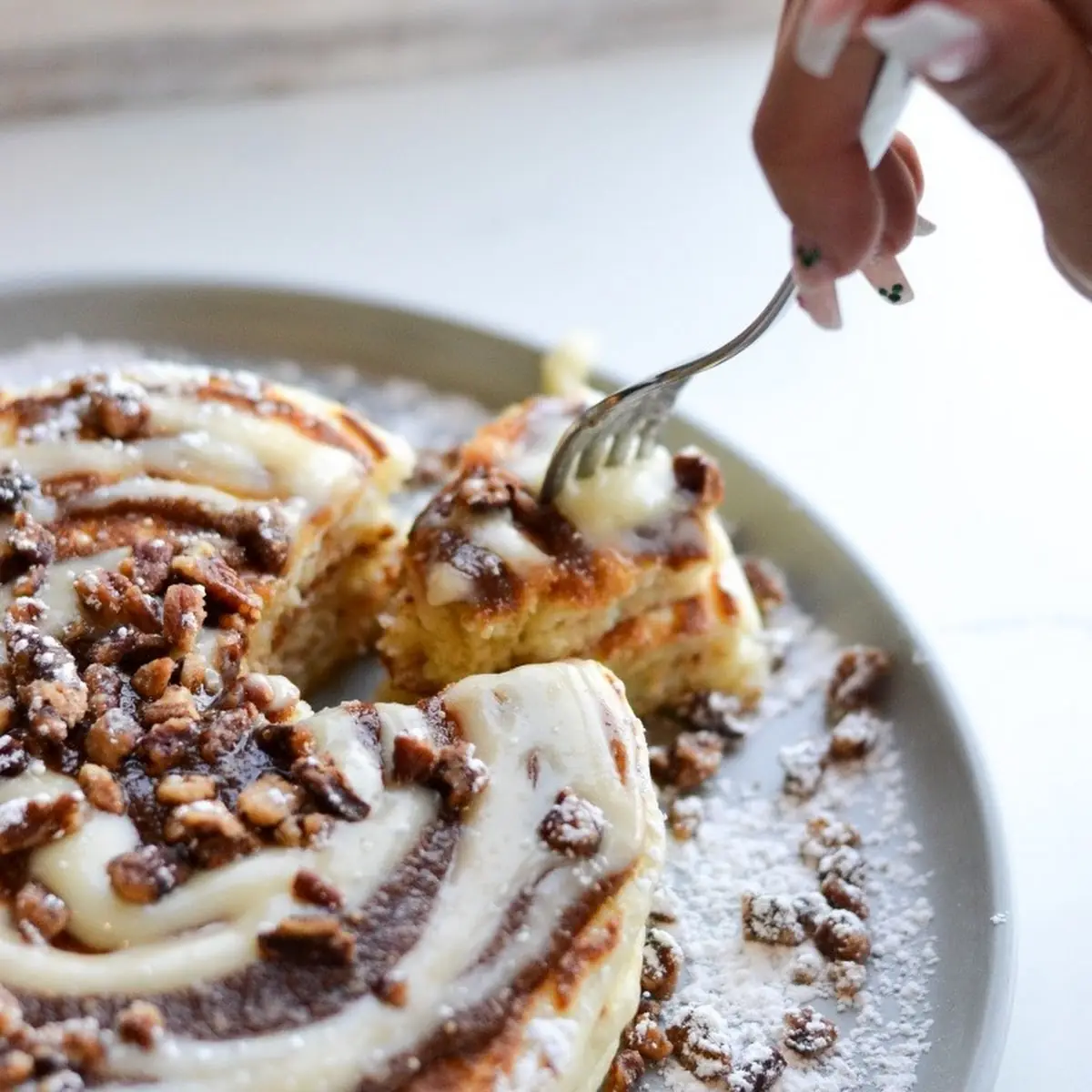 Cinnamon Swirl Pancakes