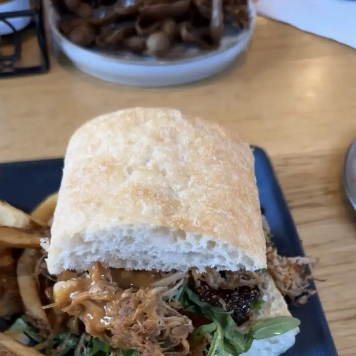 Bitburger BBQ Rib Sandwich