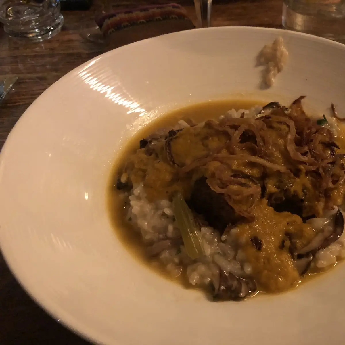 Braised Short Rib Mushroom Risotto
