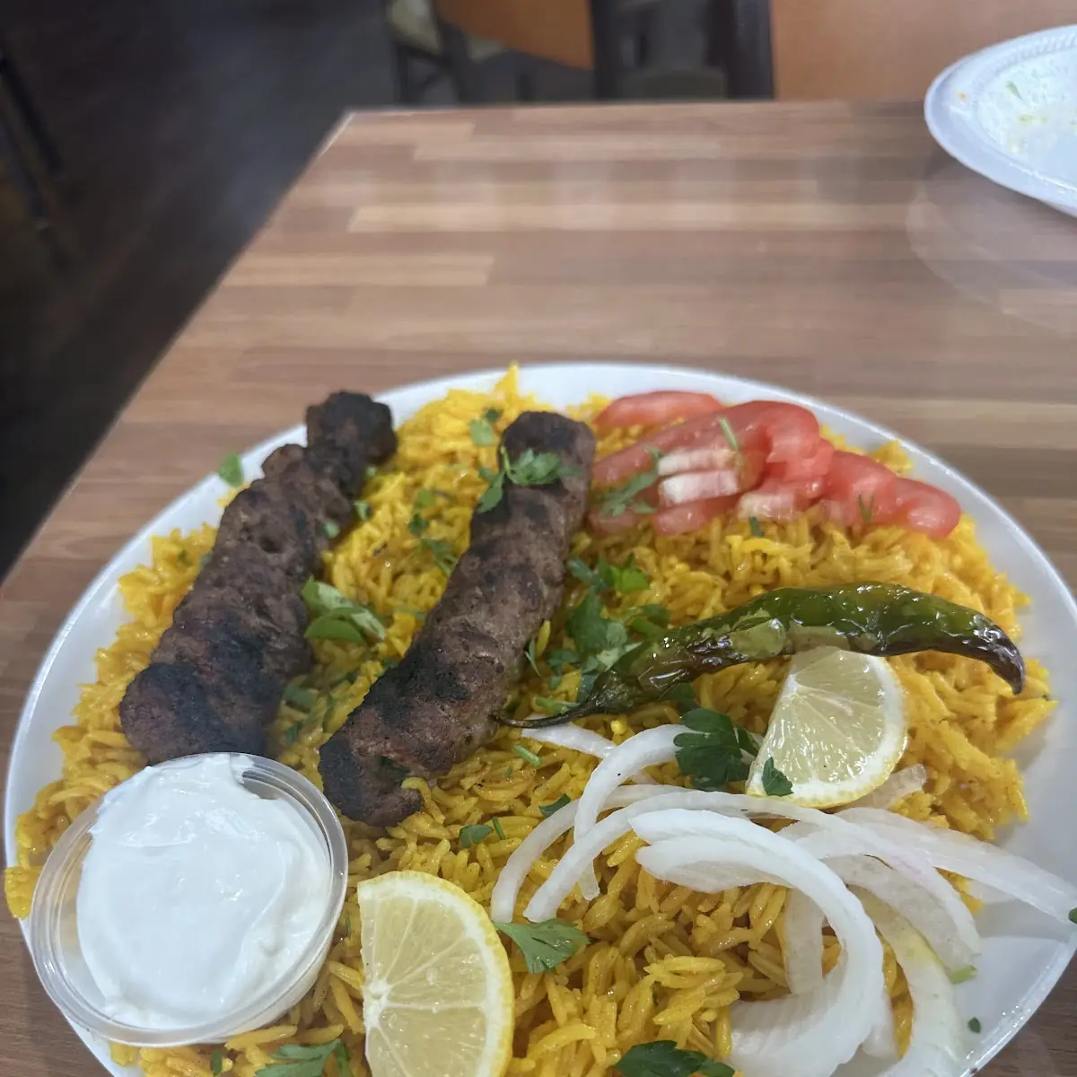 Lamb Kebab (2 Skewers)