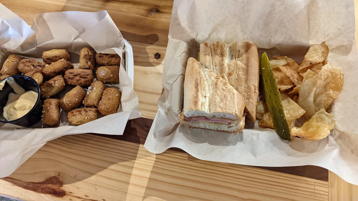 Cuban Sandwich Pretzel Bites
