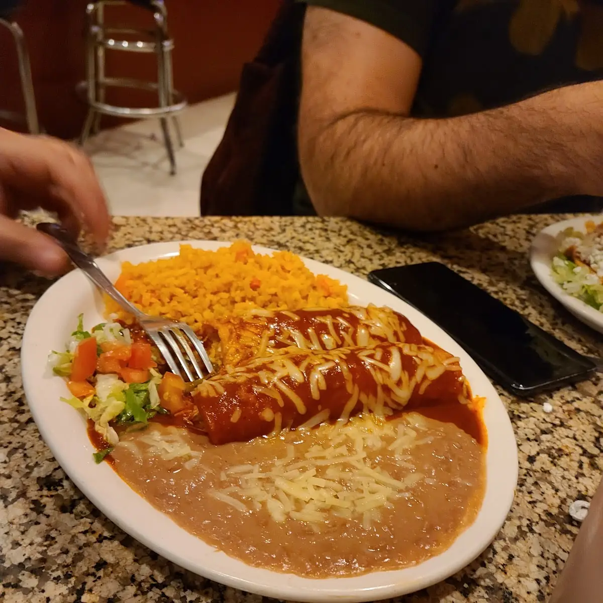 Beef or Chicken Enchiladas