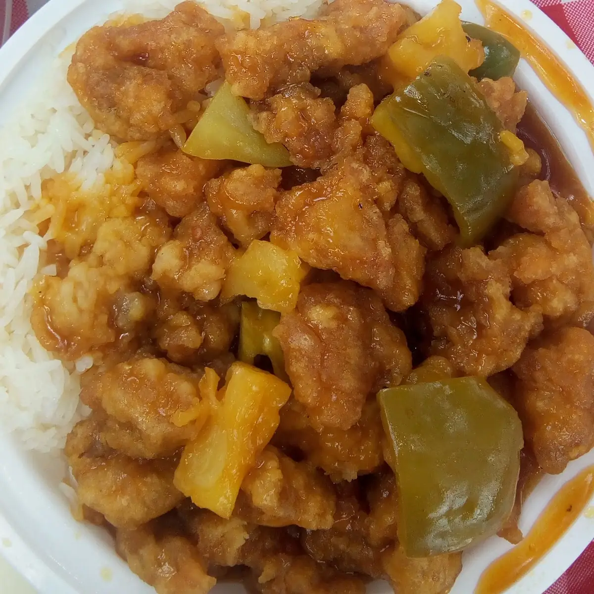 Pineapple & Green Pepper