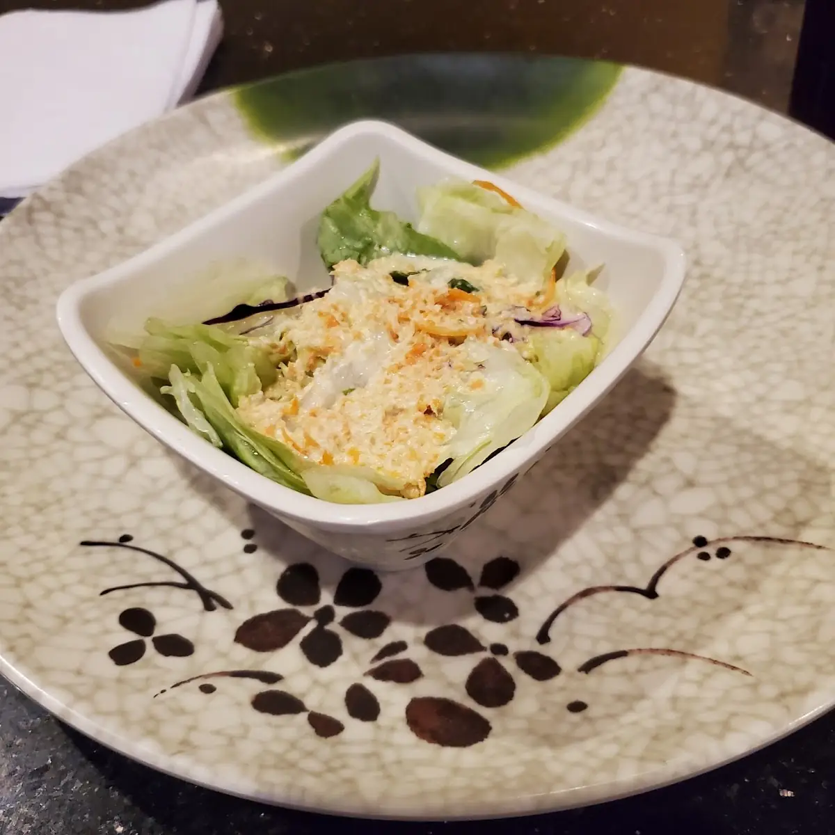 Salad with Ginger Dressing