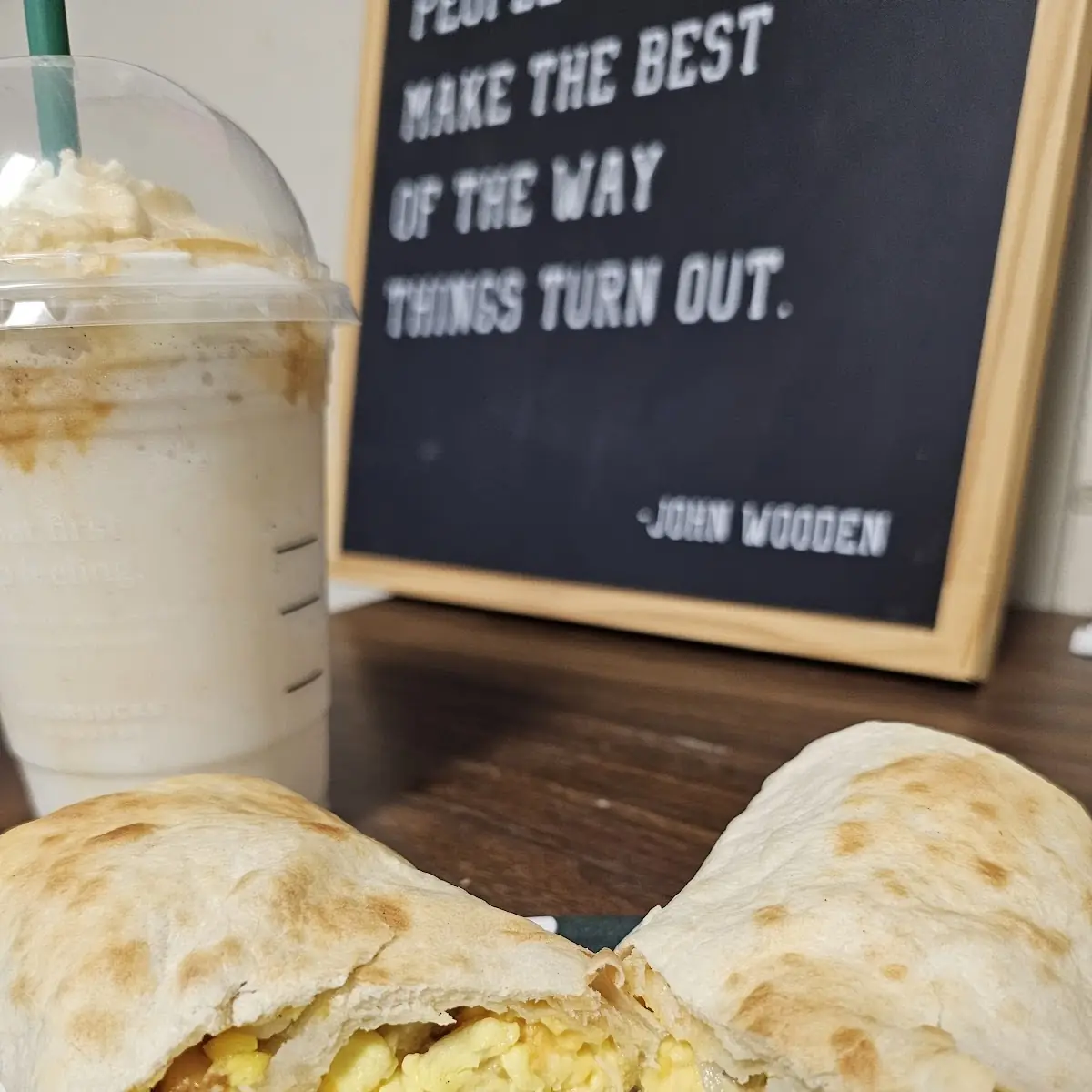 Bacon Sausage & Egg Wrap