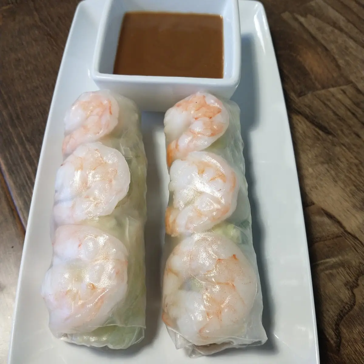 Spring Rolls with Peanut Sauce