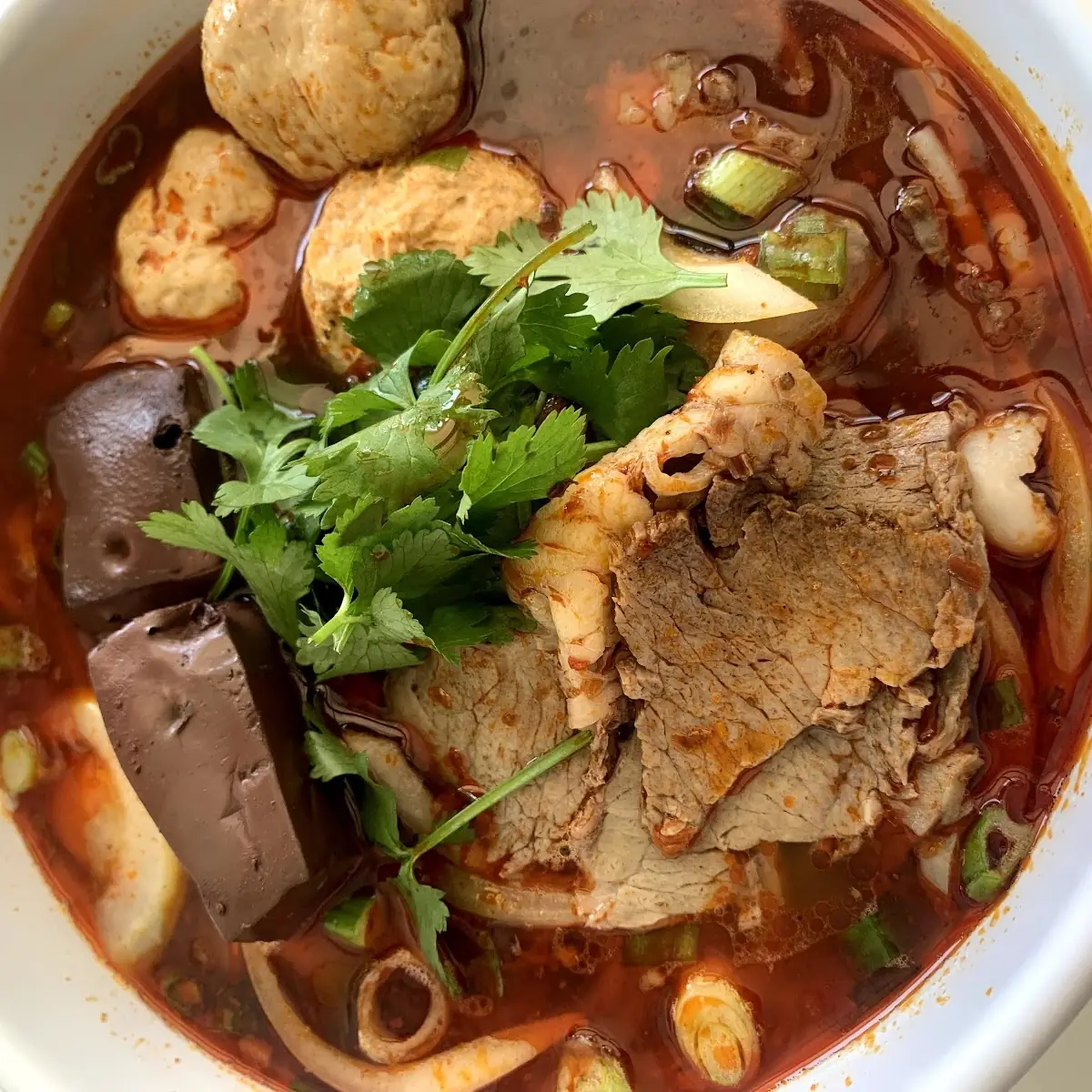 Spicy Beef Noodle Bun Bo Hue