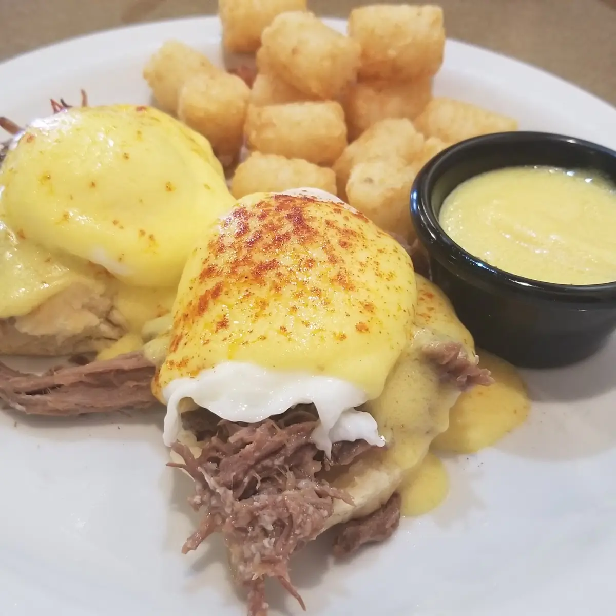 Pot Roast Eggs Benedict