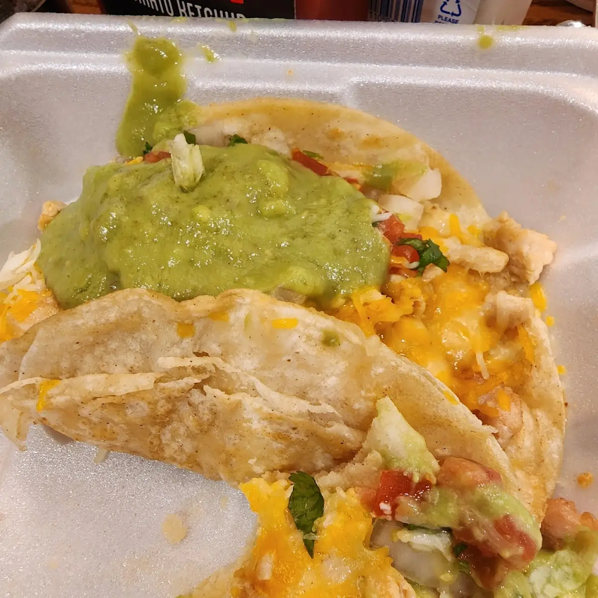 Chicken Taco with Cheese