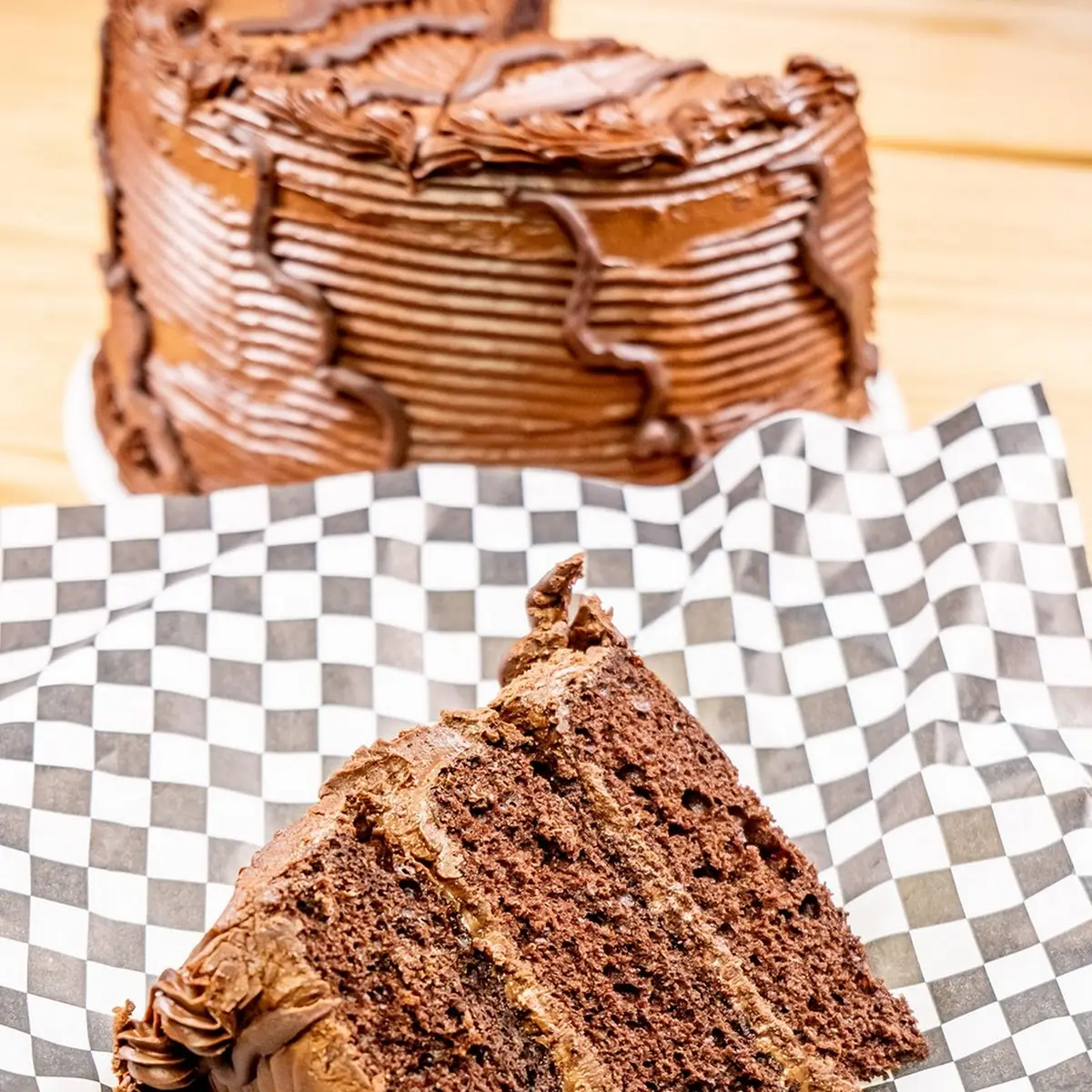Chocolate Cake Slice
