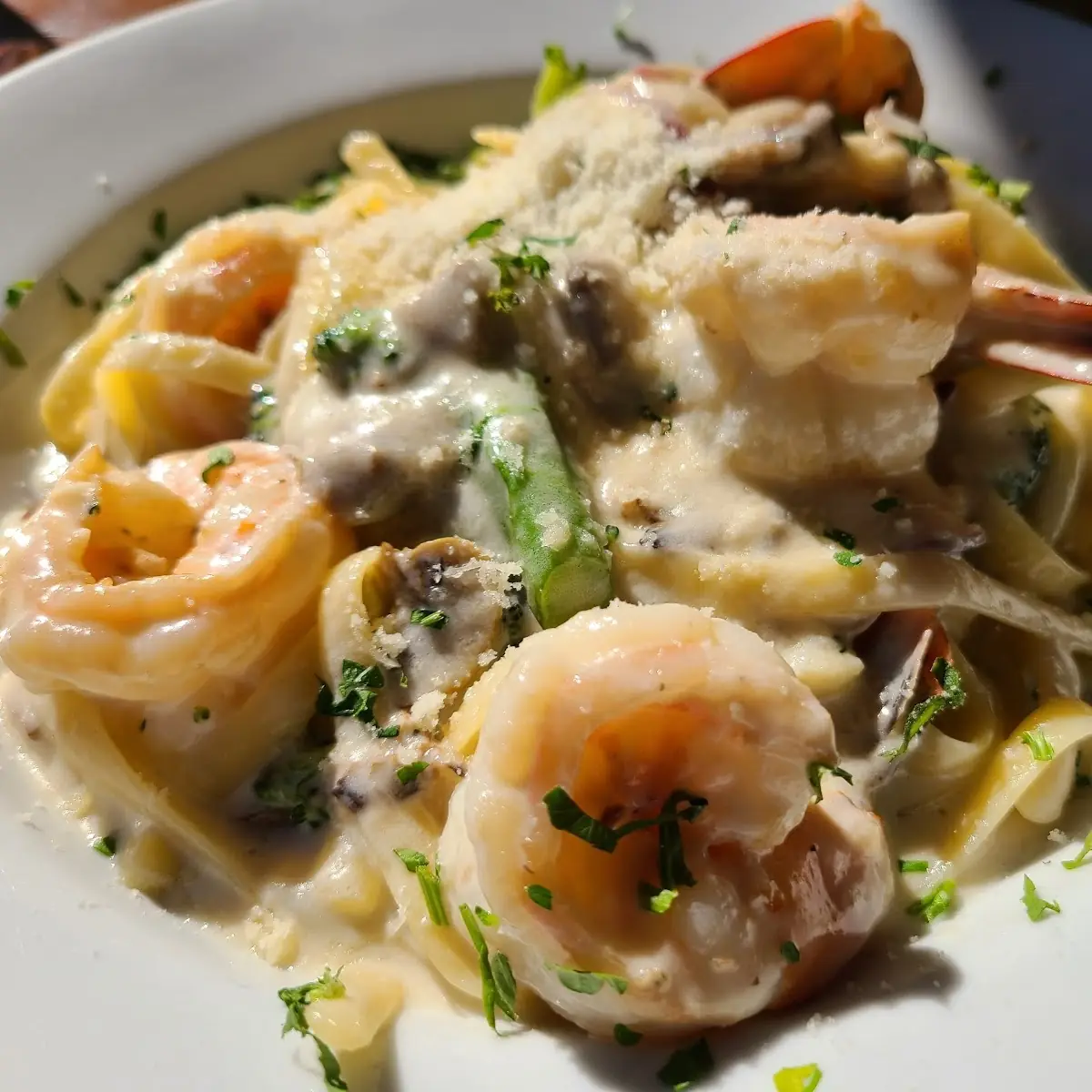Shrimp Fettuccine Alfredo