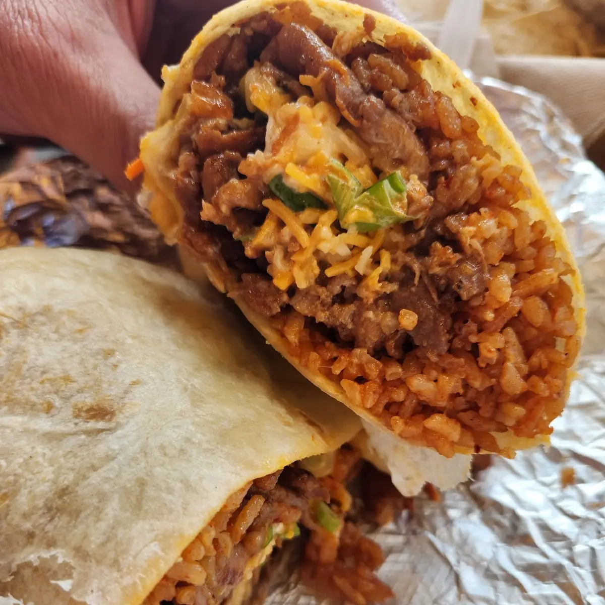 Wet Burrito with Ground Beef