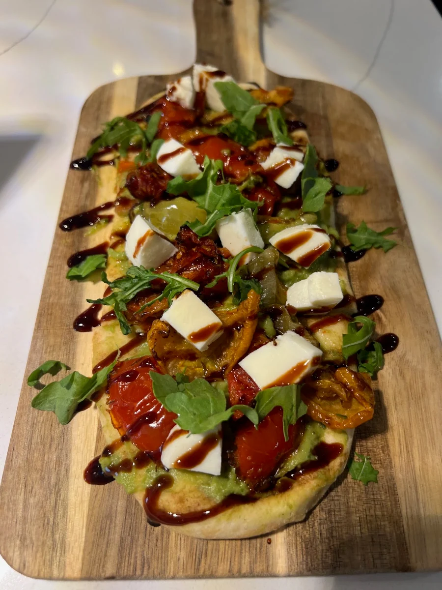 Hot Honey Prosciutto Flat Bread