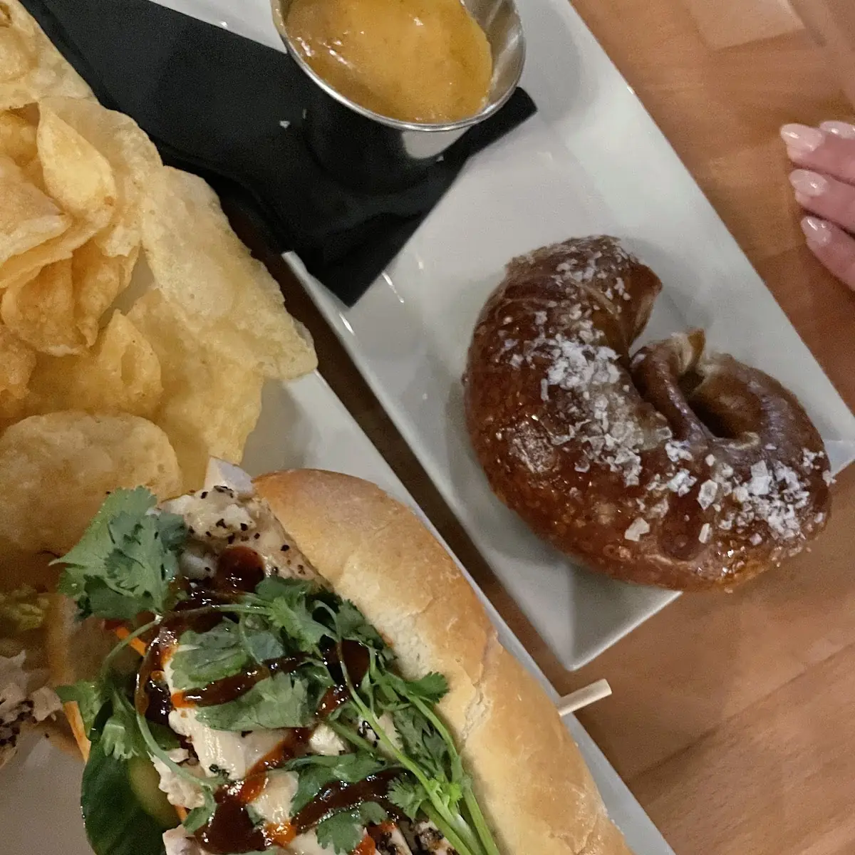 Pretzel with Beer Cheese
