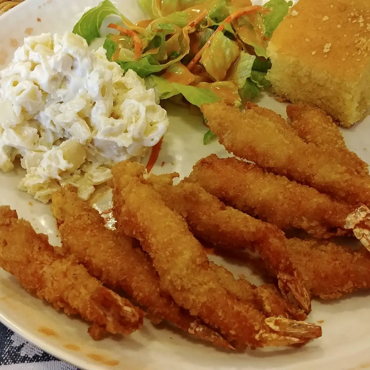 Fried Shrimp Dinner Platter