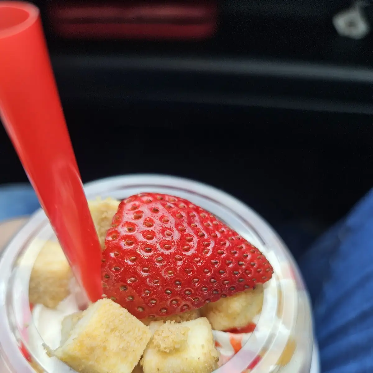 Frappe Strawberry Cheesecake