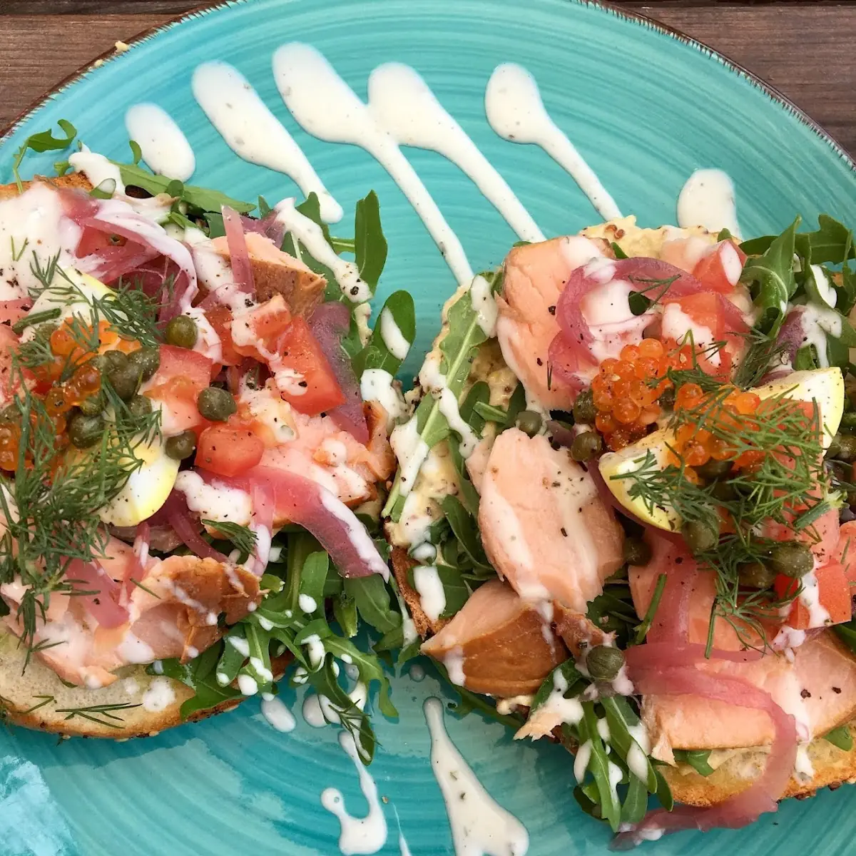 Smoked Salmon Everything Bagel