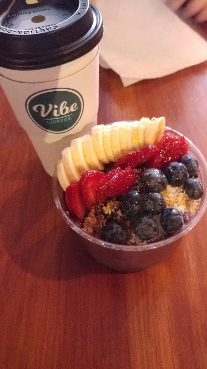 Hazelnut Latte & Chocolate Acai Bowl