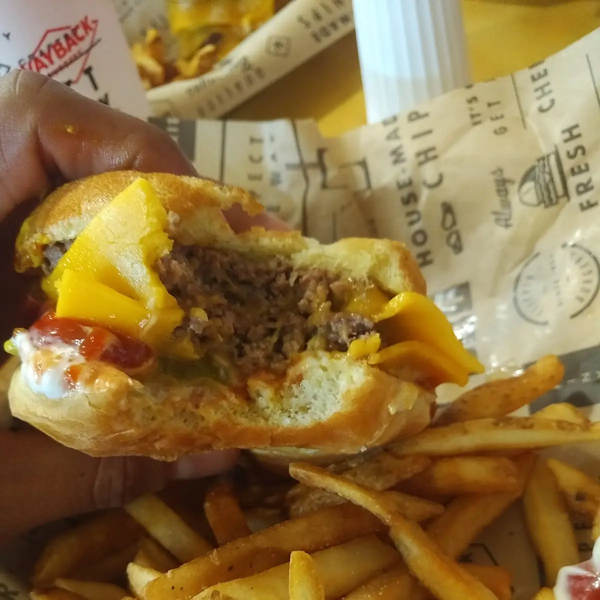 Double Cheeseburger with Fries
