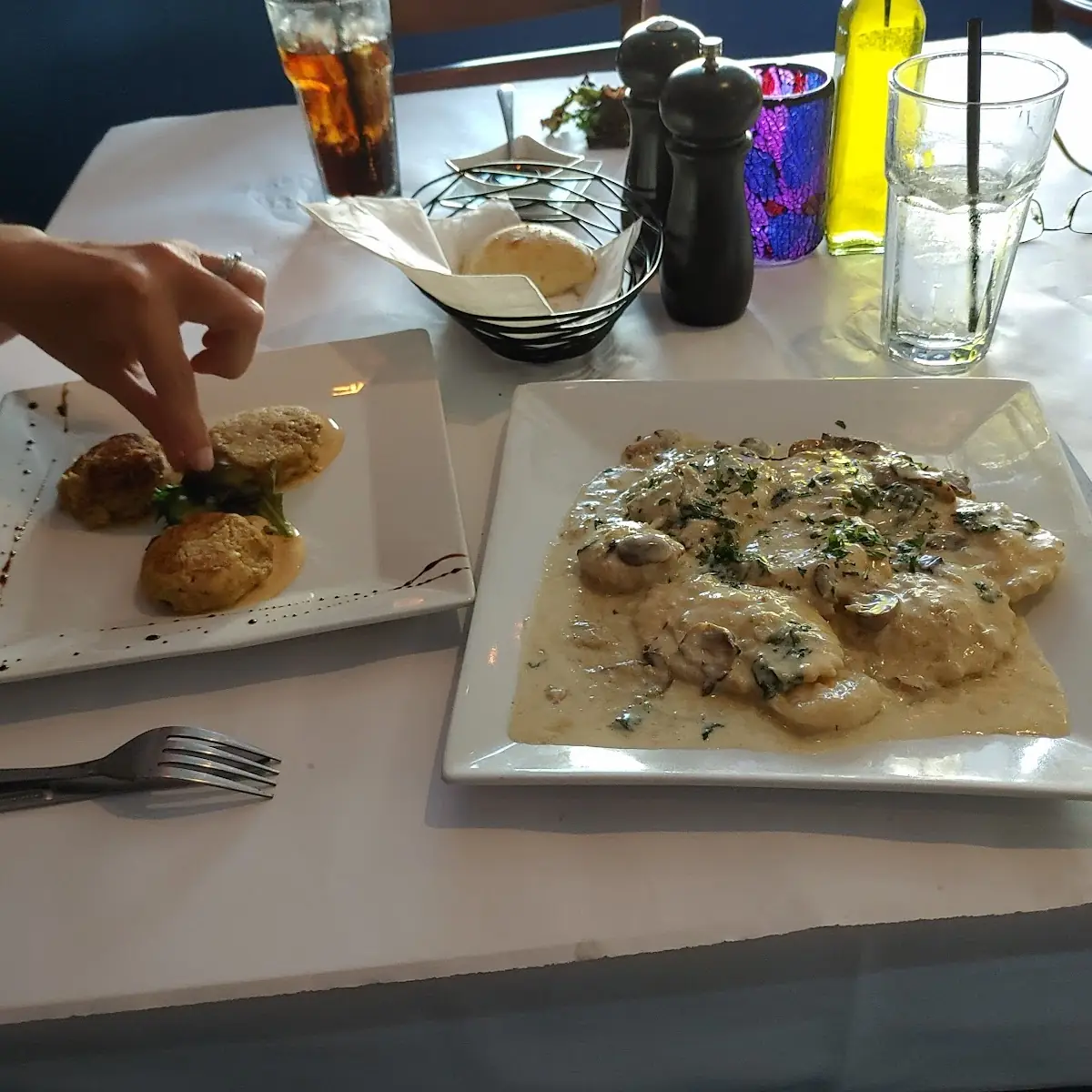 Crab Cakes Left Side