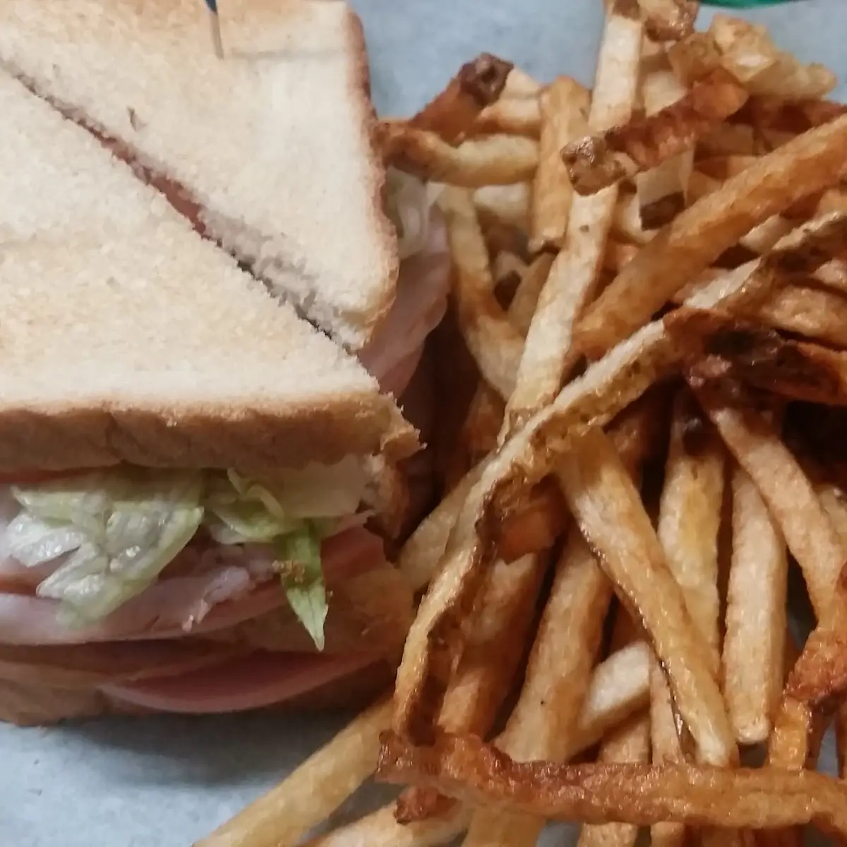 Club Sandwich with Fries