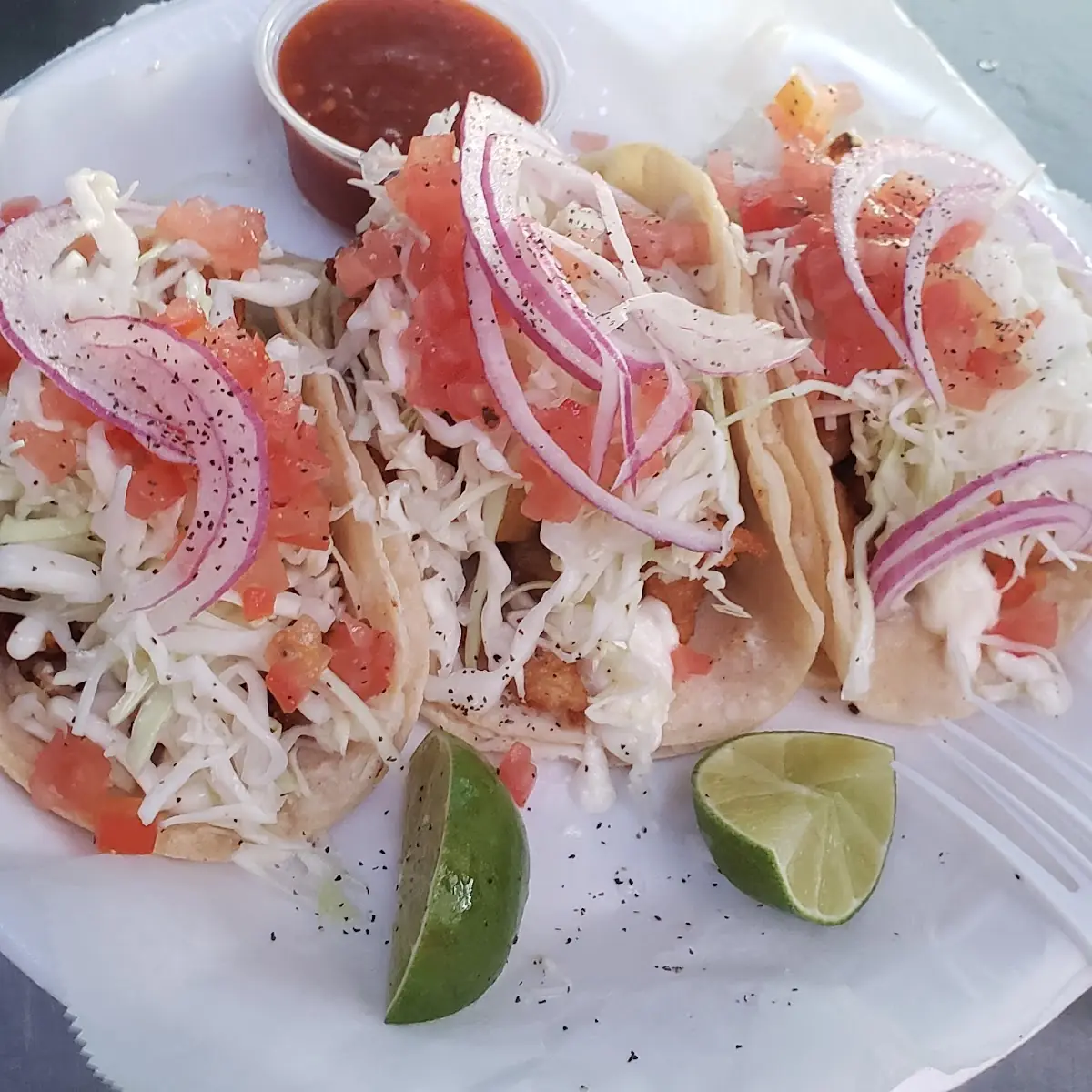 Fish Tacos De Pescado
