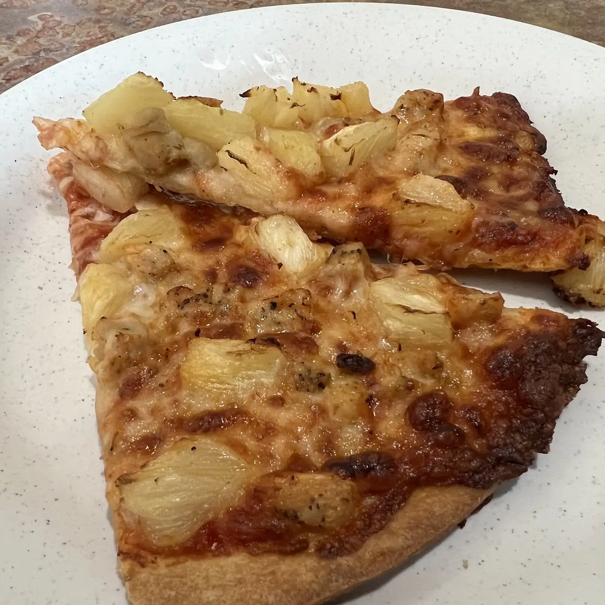 Chicken & Pineapple Pizza on Thin Crust