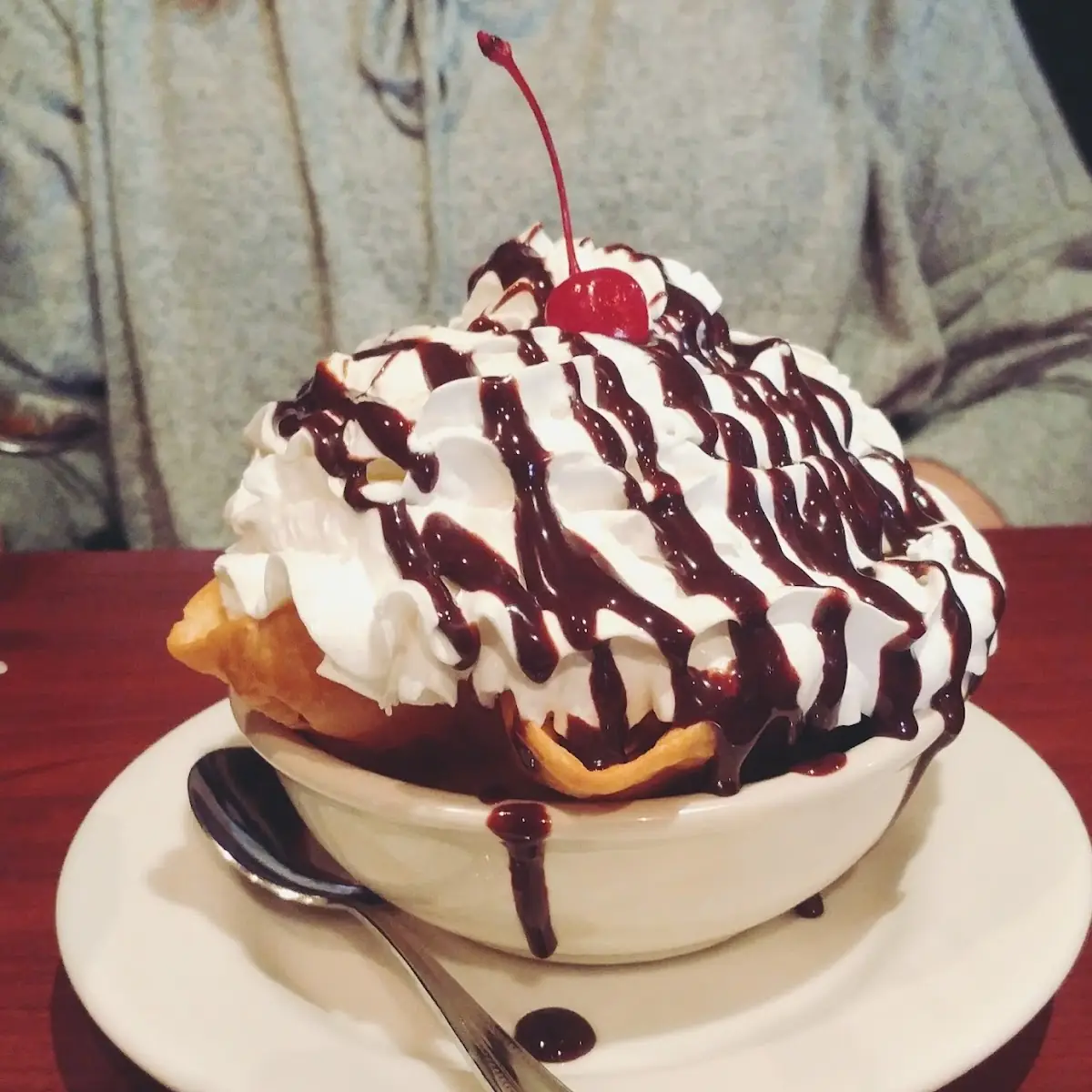 Fried Ice Cream Sundae