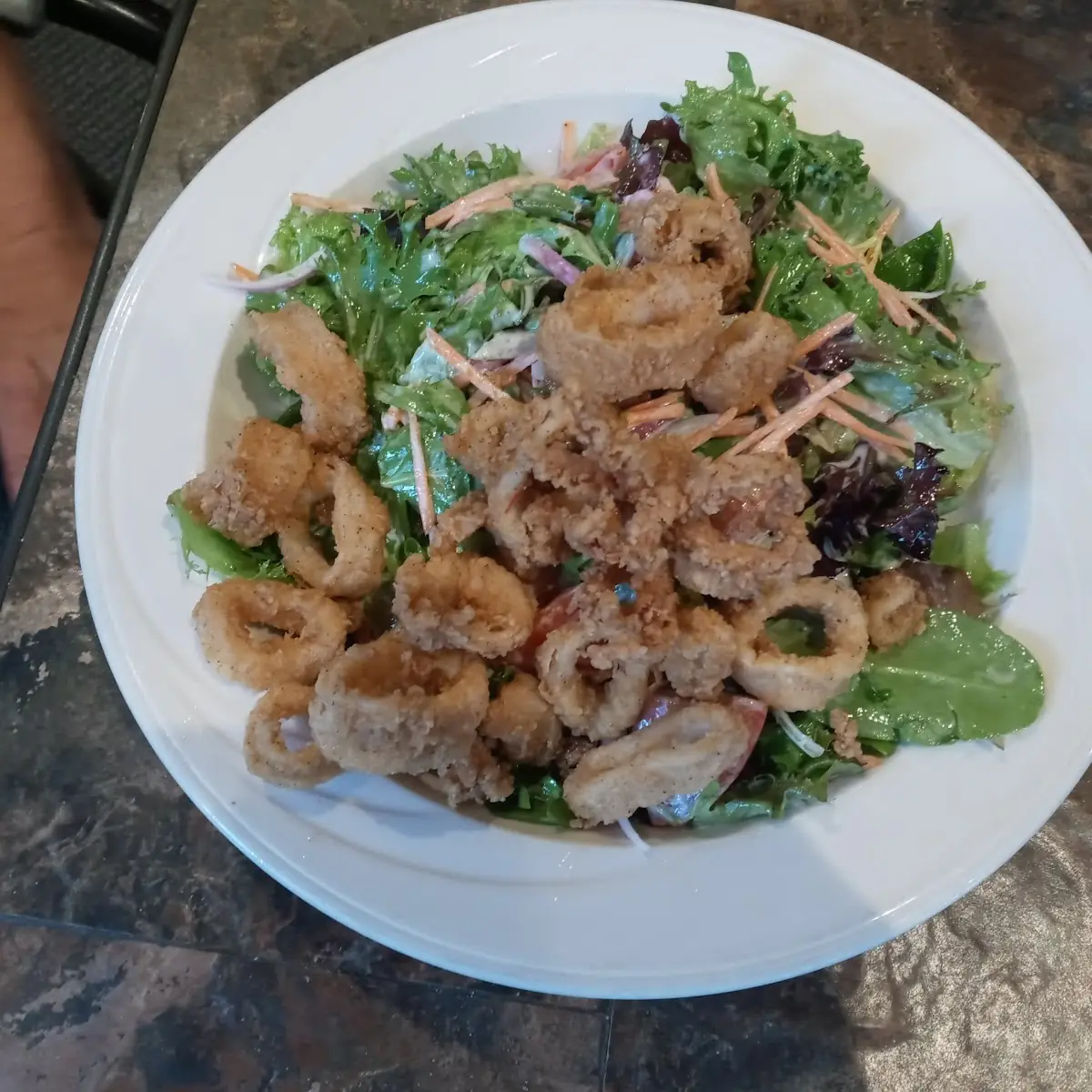 Fried Calamari Salad