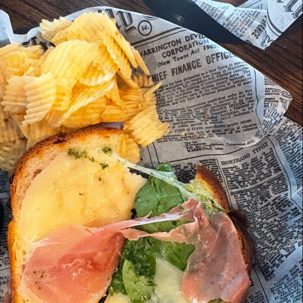 Prosciutto Grilled Cheese