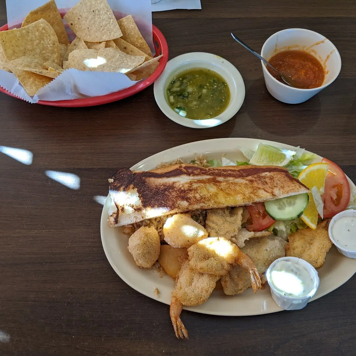 9 Lunch Seafood Platter