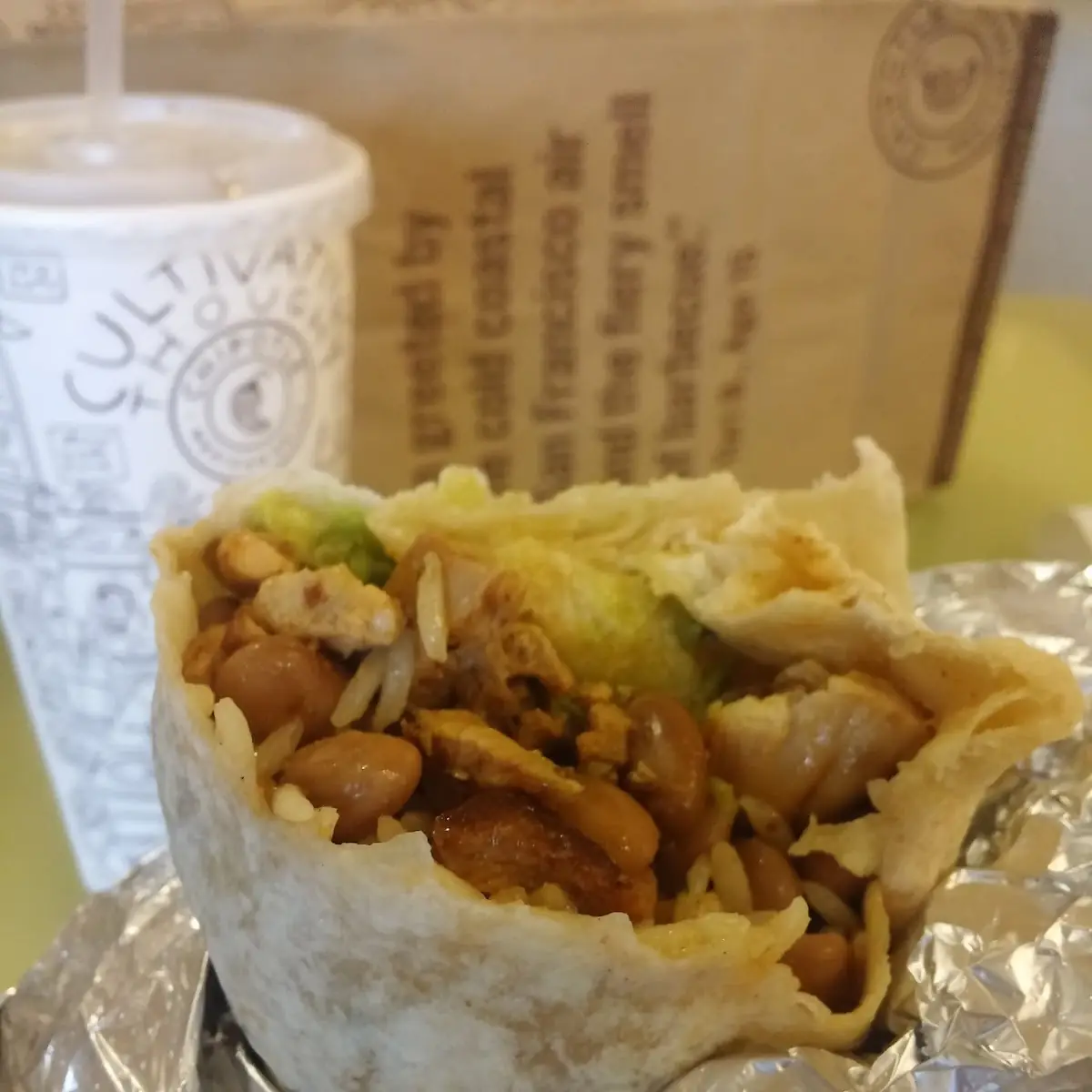 Chipotle Honey Chicken Burrito